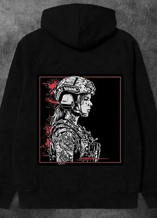 Худи милитари унисекс, без флиса, размер s - xxl