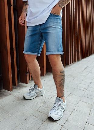 Мужские джинсовые шорты staff blue slim