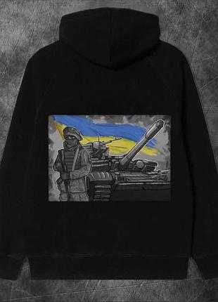 Худи милитари унисекс, без флиса, размер s - xxl