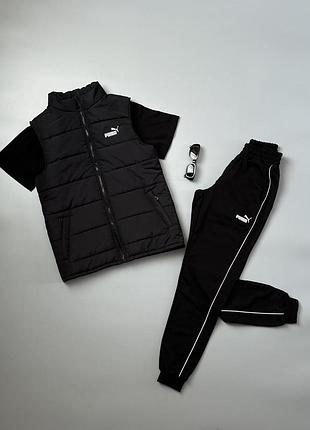 Футболка+штани+жилетка puma