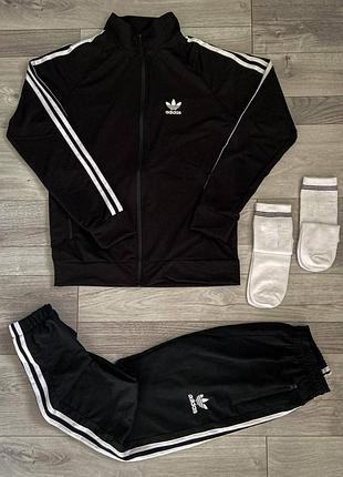 Спортивный костюм унисекс, цвет черный, размеры s-xxl
