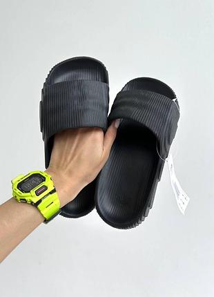 Капці жіночі чорні адідас їзі слайд аділетт adidas yeezy adilette slide black 37