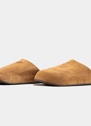 Мужские бежевые шлепанцы, тапочки adidas adimule beige х адидас 43