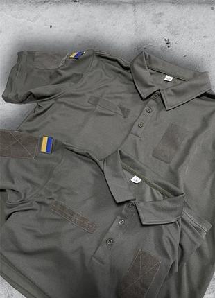 Футболка поло тактичне хакі зсу. нгу m,l,xl,2xl,3xl xl