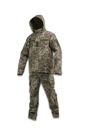 Демисезонный костюм softshell kiborg пиксель 3