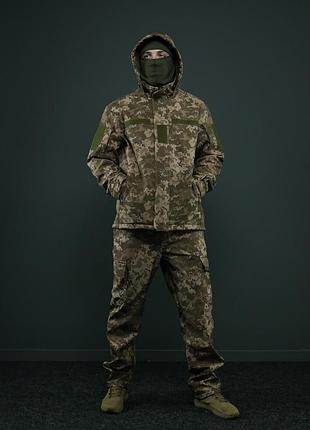 Демисезонный костюм softshell kiborg пиксель 7