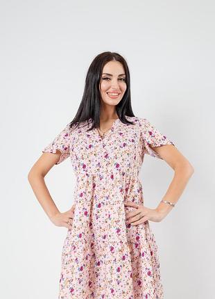 Летнее платье мини flower 9