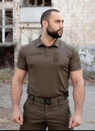 Футболка поло camo-tec army id coolpass олива3xl