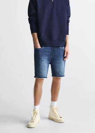 Шорти zara джинсові джогер 1187 444 blue