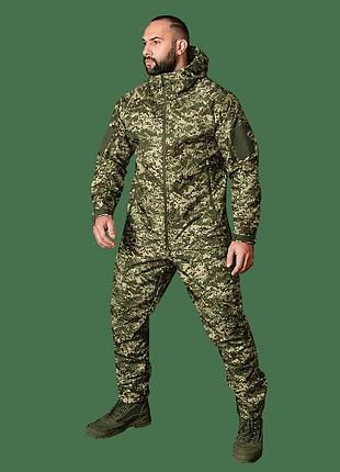 Костюм тактический камуфляжный stalker softshell vent 2.0 хищник нгу
