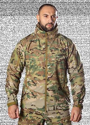 Куртка тактическая камуфляжная softshell phantom system мультикам xxxxl