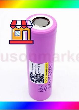 Bs акумулятор 18650 samsung best mix inr18650-35e 3500mah рожевий bas77/n