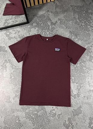 Футболка patagonia бордова