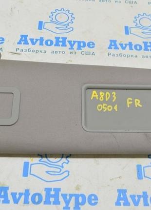 Козырек правый audi a8 d3 03-09 серый