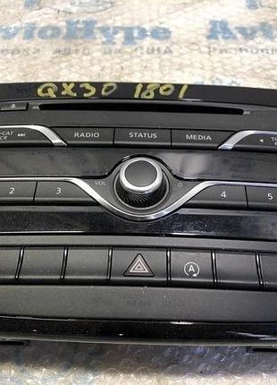 Панель управления магнитофоном infiniti qx30 17- (01) без подогрева сидений