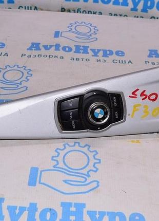 Накладка центральної консолі під шайбу bmw 3 f30 12-19 акпп срібло