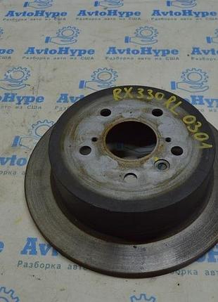 Диск гальмівний задній лівий lexus rx300 rx330 rx350 rx400h 04-09 (01) 32 к пробіг