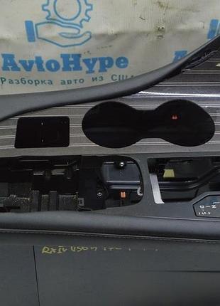 Накладка на центральную консоль подстаканники lexus rx350 rx450h 16-19 дерево,прав руль (01)