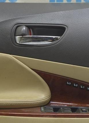 Накладка управления стеклоподъемником перед лев lexus gs300 gs350 gs430 gs450h 05-11 под дерев