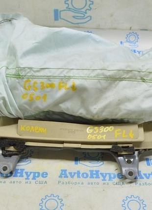 Подушка безопасности airbag колен водит lexus gs300 gs350 gs430 gs450h 06-11 беж (01)стрельнув