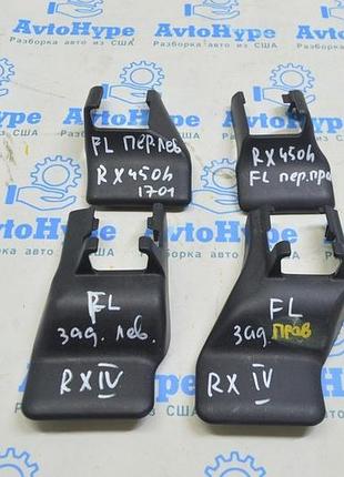 Заглушка салазки водительского сиденья задняя правая lexus rx350 rx450h 16-22 черная