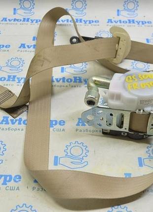 Пасажирський ремінь безпеки lexus gs300 gs350 gs430 gs450h 06-09 бежевий, тип 1