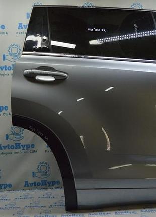 Молдинг двери верхний зад прав toyota highlander 14-