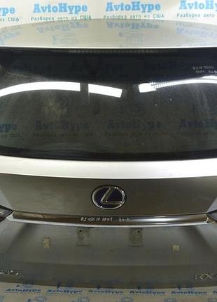 Спойлер двери багажника правый lexus rx350 rx450h 16-22 черный глянец