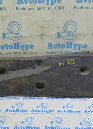 Защита днища правая lexus gs300 gs350 gs430 gs450h 06-07 (02) надрыв, примята
