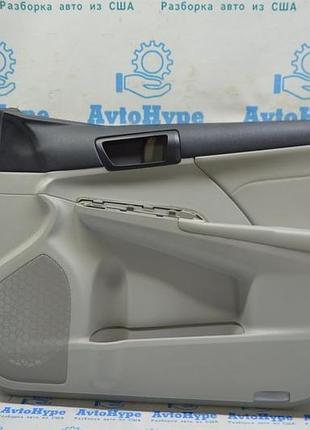 Обшивка двери (карточка) перед прав toyota camry v50 12-14 usa\euro серая с серой вставкой