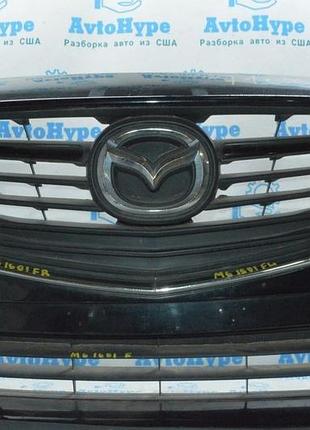 Решетка радиатора grill mazda 6 13-17 в сборе со значком и молдингами