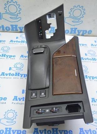 Накладка на центральную консоль lexus rx350 rx450h 13-15 темн.коричневая (01)