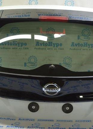 Дверь багажника голая со стеклом nissan leaf 18- (01) белый цвет