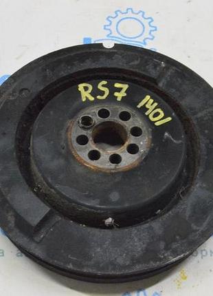 Шкив коленвала audi rs7 14-15 4.0 tfsi crdb (01) горелый