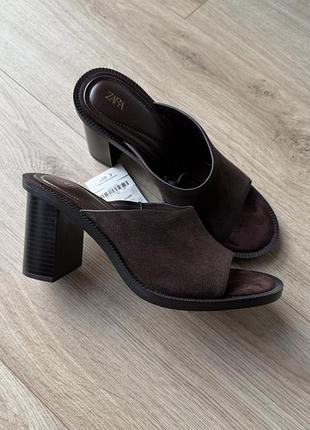 Zara мюлі, босоніжки 38 розмір, нові.