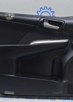 Обшивка двери карточка передняя левая toyota camry v50 12-14 usa\euro черн (03)