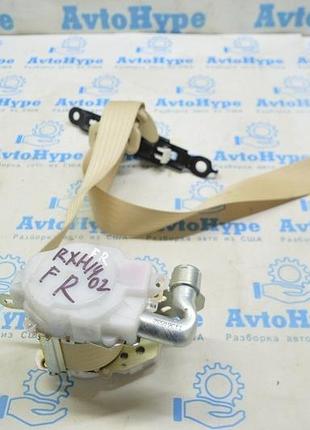 Пасажирський ремінь безпеки lexus rx350 rx450h 10-15 беж (02)