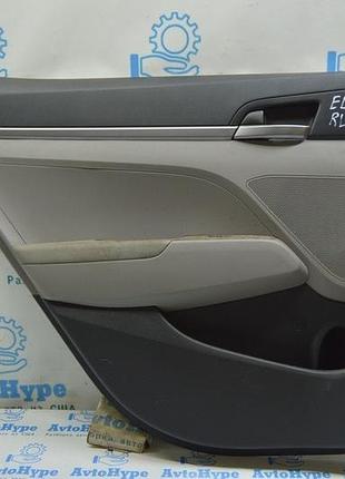 Обшивка двери (карточка) зад лев hyundai elantra ad 17- тряпка серая (03)