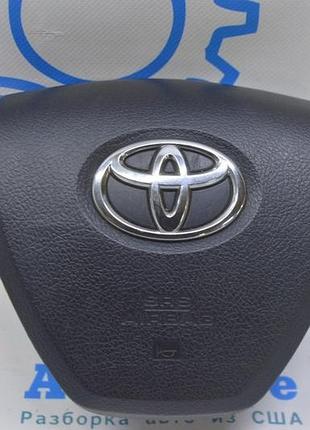 Подушка безопасности airbag в руль водительская toyota camry v50 12-14 usa\euro se черн (03)