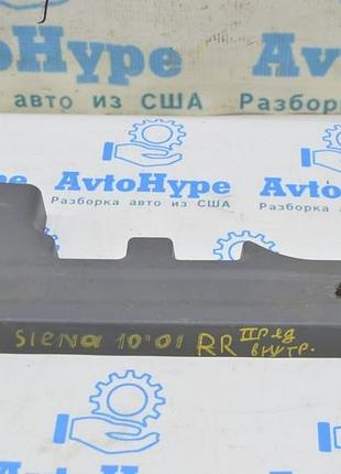 Накладка салазки сидений 2 ряд правая внутренняя toyota sienna 11-20 (01) серая реал м.