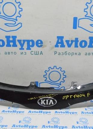 Бампер передний голый kia optima 14-15 рест hybrid (04) верхняя часть, царапины