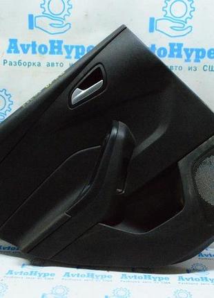 Обшивка двери (карточка) зад лев ford focus mk3 11-18 черн