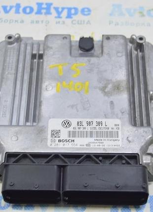 Блок ecu компьютер двигателя vw multivan t5 09-15 2.0d (01)