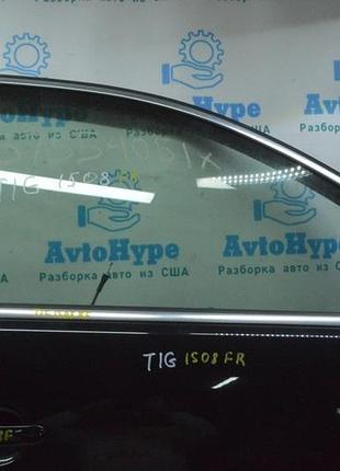 Молдинг двері-скло центральний перед прав vw tiguan 09-17 хром