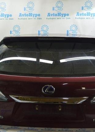Дверь багажника голая со стеклом lexus rx350 rx450h 10-15 бордовый цвет код 3s0 (02)