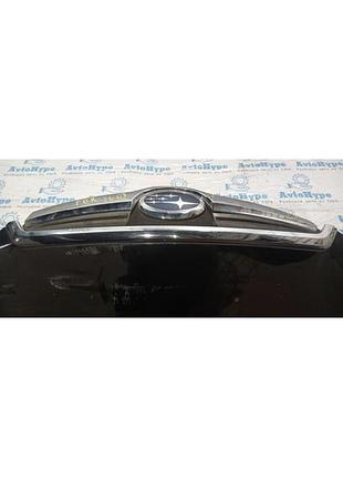 Молдинг капота subaru forester 14-18 sj хром (03) небольшой деф