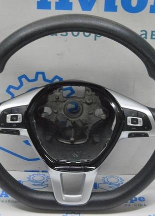 Руль (голый) vw jetta 19- резина, черный (02) потерт
