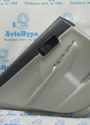 Обшивка двери (карточка) зад лев toyota camry v50 12-14 usa\euro серая с серой вставкой