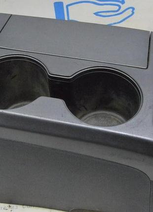 Накладка центральної консолі верхня honda crv 07-09 сіра, під підсклянники