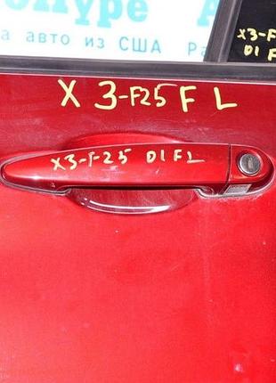 Заглушка зовнішньої ручки перед левом bmw x3 f25 11-17 (01) червоний колір (a82) vermilion red metall